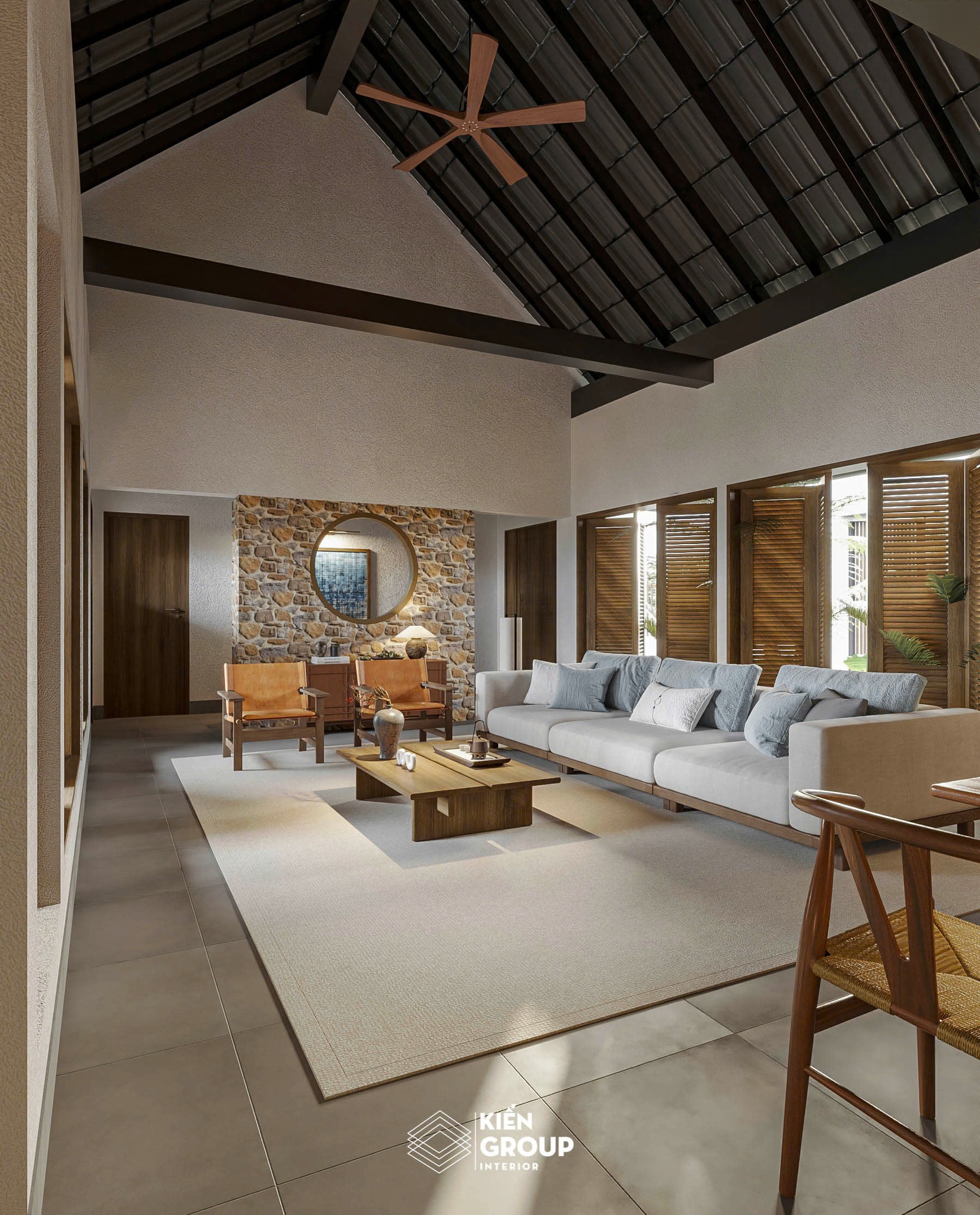 [HN] KIẾN TRÚC & NỘI THẤT NHÀ VƯỜN BA VÌ | HÀ NỘI